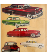 1940-50s Lincoln Mercury Cut-Out Ephemera Mounted Automobilia Ephemera D... - €25,73 EUR