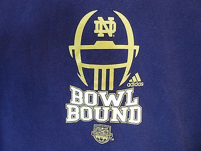Primary image for Notre Dame Hoodie Sweatshirt Bowl Bound Size Small S