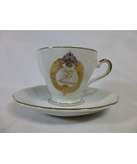 Napcoware Golden 50th Anniversary Cup Tea Coffee Cup Saucer Set C-9372 Japan - $15.04