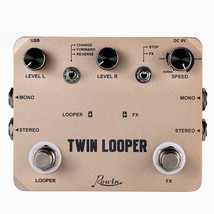 ROWIN LTL-02 Twin Looper and Recording Guitar Effect Pedal Ships Free - £68.52 GBP