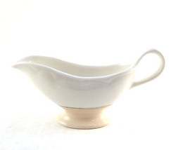 Home Laughlin Cream Pitcher Gravy Boat Pink White Silver Ceramic Glass Creamer   - £14.38 GBP