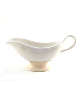 Home Laughlin Cream Pitcher Gravy Boat Pink White Silver Ceramic Glass C... - £14.33 GBP