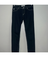 17/21 dark wash straight leg denim jeans, size 8 - $13.72