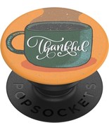 Popsocket by PopGrip &quot;Thankful” Coffee Cup Image - $9.99