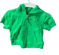 Coogi Baby Infant Size 0 6 months Green Full Zip Jacket hoodie Hooded co... - £19.07 GBP