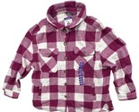 Member&#39;s Mark Women&#39;s  Button Up Long  Sleeve Warm Plaid  Shacket XXL Pink - £14.79 GBP