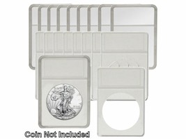 BCW - Display Slab with Foam Insert-Combo, Silver Eagle White, 10 pack - £7.29 GBP