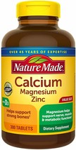 Nature Made Calcium, Magnesium Oxide, Zinc with Vitamin D3, Tablets, 300 Count.. - £23.73 GBP