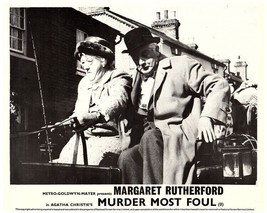 Murder Most Foul 1964 margaret Rutherford Stringer Davis ride buggy 11x14 photo - $19.99