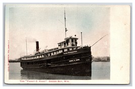 Steamer Fanny C Hart Green Bay Wisconsin WI UNP UDB Postcard V6 - £19.42 GBP