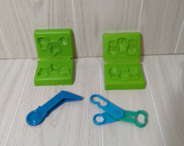 Dr Drill n fill vintage play doh teeth molds extractor + other tools - £11.07 GBP