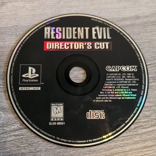 Resident Evil Director's Cut (Sony PlayStation 1, 1997) PS1 Disc Only CLEAN - $24.09