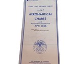 Vintage 1968 Coast and Geodetic Survey Catalog Of Aeronautical Charts - $7.08