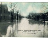 Third Street Flood at Middletown Ohio  Postcard March 25, 1913 - $27.69