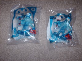 Lot Of 2 McDonald&#39;s Happy Meal The Smurfs 2 Toys  Handy Smurf - £4.80 GBP