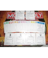 Title Deed Cards for Lord Of The Rings Trilogy Collectors Edition Monopo... - $186.08 MXN