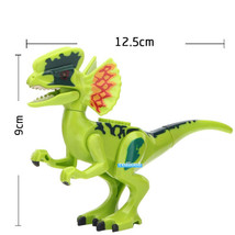 Dilophosaurus Ambush Jurassic Park Dinosaur Lego Compatible Minifigure Bricks - £3.51 GBP