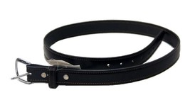 AMISH HAND STITCHED BELT Black Leather Handmade 1¼ inch in All Sizes USA... - $46.97