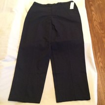 Size 16 Husky George uniform pants flat front navy blue new boys - $18.99