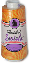 Maxi Lock Swirls Peachy Orange Parfait Serger Thread  53-M61 - $11.66