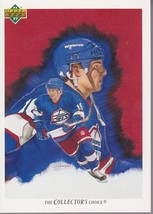 Ed Olczyk 1991-92 Upper Deck Checklist #99 Winnipeg Jets Hockey Card - $1.77