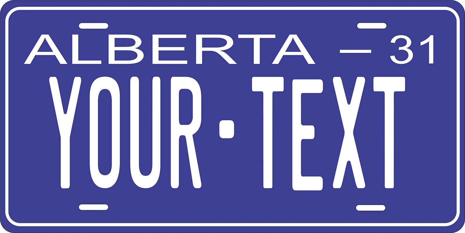 Primary image for Alberta 1931 Auto, Car Moped, Motorcycle, Bike Customized Personalized Plate ...