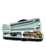 Guarantee HQ Sound New 1/2 Half Size Violin w Black Case, Rosin, String,... - £66.14 GBP