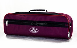 SKY Brand High Quality Flute Hard Case COVER with Pocket/Handle/Strap(Bu... - £14.94 GBP