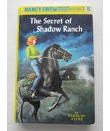 Nancy Drew #5 The Secret Of Shadow Ranch ~ Carolyn Keene HB Mystery Book - £4.21 GBP