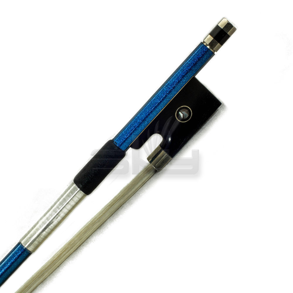 Primary image for New High Quality 4/4 Full Size Violin Bow Carbon Fiber Double Eye Abalone-Blue