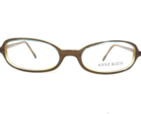 Anne Klein Eyeglasses Frames 8017 K5124 Clear Brown Blue Oval 50-18-135 - $51.22