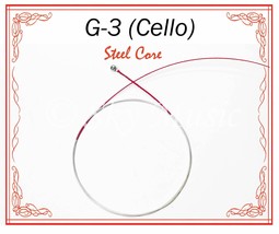 New Paititi G Ball End Cello String 3/4 Size Cello Premium Quality Steel Core - £5.60 GBP