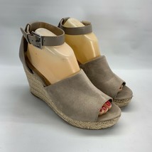 Big Buddha Women&#39;s Size 9.5 M Gray 4&quot; Wedge Heels Platform Espadrille Shoes - $19.59