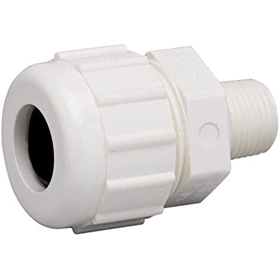 NDS Schedule 40 3/4&quot; Compression x 3/4&quot; Dia. MPT PVC 4&quot; Male A... - $16.95