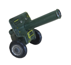 VTG 1960s Tin Toy Artillery Cannon Green Military Tank Gun Japan Style W... - $546.40 MXN