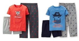 Carter&#39;s Infant  Boys 3 Pc Pajama Set Sz 2T Crab or Pirate NWT - £9.31 GBP