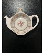 Fine Porcelain Orchid Designs Tea Bag Holder - $12.87