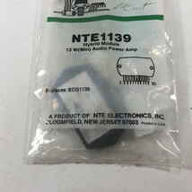 (1) NTE NTE1139 Integrated Circuit Hybrid Module 13W Audio Power Amp - $18.99