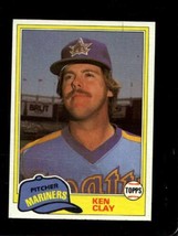 1981 Topps Traded #747 Ken Clay Nmmt Mariners *X82268 - £0.97 GBP