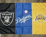 Los angeles dodgers lakers oakland raiders flag 3x5 ft banner man cave thumb155 crop