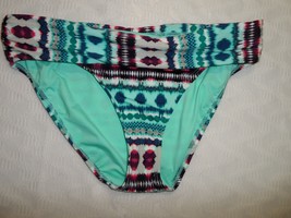 La Blanca Gypsetter Shirred Hipster Bikini Bottoms ONLY Aquamarine 4 10-$55 - $13.04