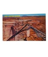 Postcard Glen Canyon Damsite Arizona Petley Studios Chrome Unposted - $6.81 CAD