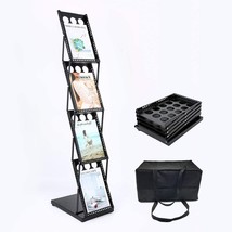 4 Level 9&quot;x12&quot; Brochure Magazine Catalog Folding Trade Show Display Rack... - €30,08 EUR