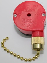 3 Speed Pull Chain Switch Fan Brass Zing Ear ZE-208S ze208s Harbor Breeze 33905 - £12.94 GBP