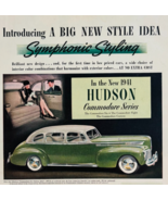 1941 Hudson Commodore Series Advertisement Automobilia Luxury Car DWJ5A - $548.16 MXN