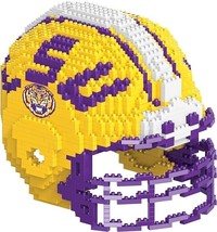 Foco Brxlz Ncaa Lsu Tigers Football Helmet 3-D Construction Toy - £47.17 GBP