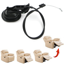 Black Sofa Recliner Release Pull Handle Universal Chair Couch Cable Leve... - £15.04 GBP