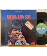Aretha Franklin Lady Soul Vinyl LP Atlantic SD 8176 1st Pressing Chain o... - $550.13 MXN
