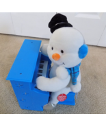 Animatronics Sound N Light Piano Playing Animated Snowman--FREE SHIPPING! - £23.19 GBP
