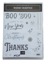 Stampin Up - Warm Hearted - Christmas, Halloween, Thanks, New Years Photopolymer - £11.04 GBP